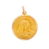 médaille or jaune 4.59g