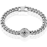 bracelet yoan acier blanc