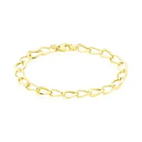 bracelet maille or jaune