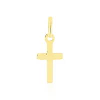 pendentif alyssa croix or jaune