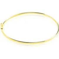 bracelet jonc cynthia fil flexible or jaune