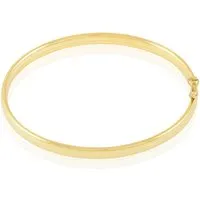 bracelet jonc cynthia fil flexible or jaune