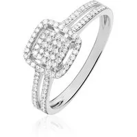 bague collection 1986 or blanc diamant