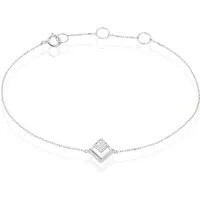 bracelet liana or blanc diamant