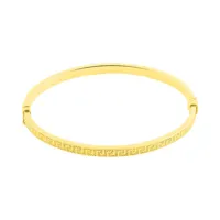 bracelet jonc capucina grec or jaune