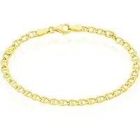 bracelet or jaune maille marine