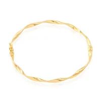 bracelet jonc anaisaae torsade or jaune