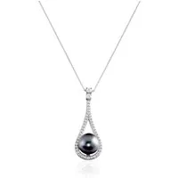 collier gillet or blanc perle de tahiti oxyde zirconium