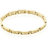 bracelet plaquã© or jaune stefano