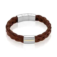 bracelet jourdan cuir marron