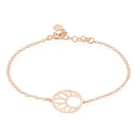 bracelet slorane argent rose