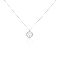 collier argent blanc vroon