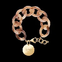 chain bracelet - brown tan
