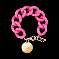 chain bracelet - neon pink
