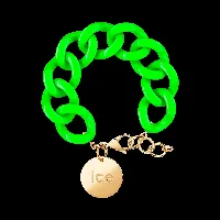 chain bracelet - flashy green