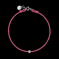 diamond bracelet - neon pink kid