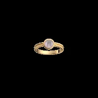 pink quartz solitaire ring, les intemporels