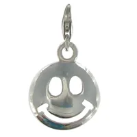 charms argent smiley