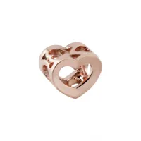 charms amore & baci rp01364 perles argent 925/1000 rose coeur femme