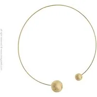 collier et pendentif 17333-003 argent doré - diva gioielli eclisse