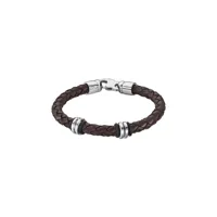 bracelet homme ls2093-2-2 en cuir marron lotus style