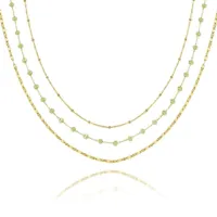 collier femme pixies bijoux - pnm0008-1gre acier vert