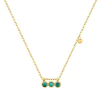collier femme pixies bijoux - pns0034-1mal acier vert