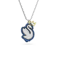 collier femme 5649199 en métal rhodié - pop swan swarovski