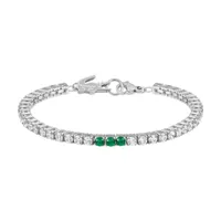 bracelet femme lacoste duchess - 2040278 acier argent