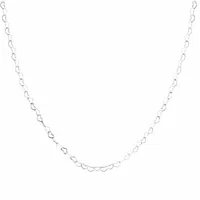 collier chaîne cœur rosefield acier - jnhcs-j685
