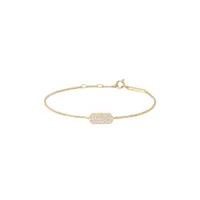 pdpaola bracelet en argent plaqué or - icy  - pu01-415-u