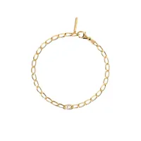 pdpaola bracelet chaîne en argent plaqué or - lettre c - pu01-540-u