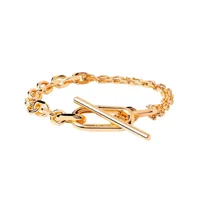 pdpaola bracelet chaîne en argent plaqué or - vesta - pu01-633