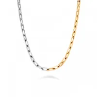 collier rosefield "duotone chain necklace gold" acier doré  - jndcg-j707