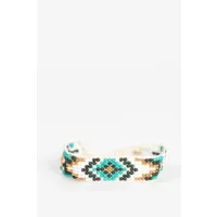 bracelet en perles avec motif - multicolore