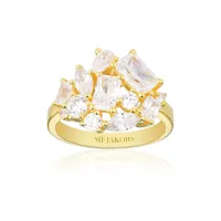 sif jakobs jewellery bague pour femme sj-r12331-cz-yg-50 925 argent