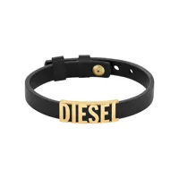 diesel bracelet  dx1440710 cuir, acier inoxydable