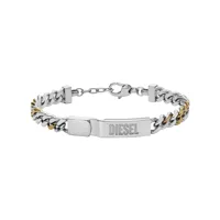 diesel bracelet steel dx1457931 acier inoxydable