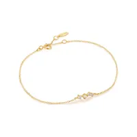 ania haie bracelet radiance bau003-02yg 585 or jaune
