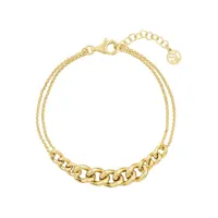 sif jakobs jewellery bracelet sj-b2460-yg 925 argent