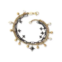 engelsrufer bracelet erbs-windrose-bi acier inoxydable, perle